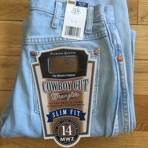 Wrangler Jeans Cowboy Cut Slim Fit Women's Size 7 by 34